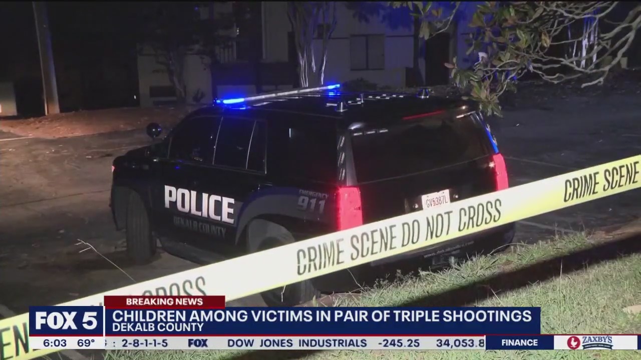 Pair of triple shootings rock DeKalb County