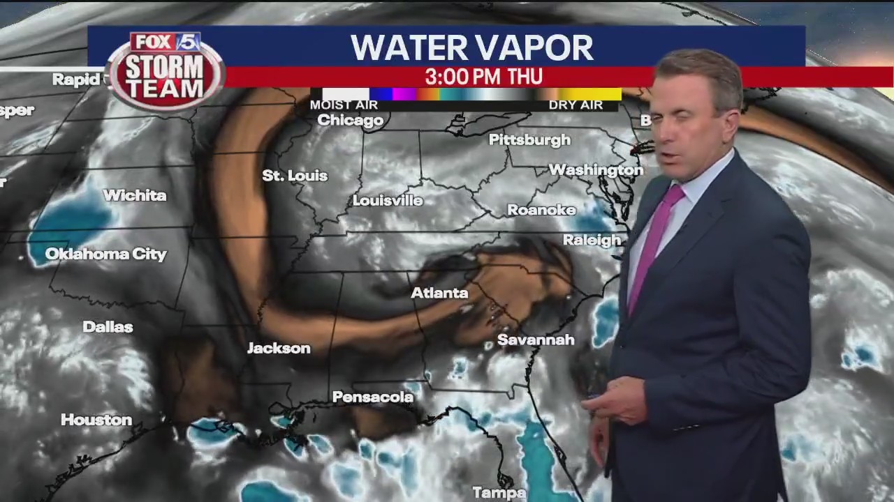 Thursday evening forecast