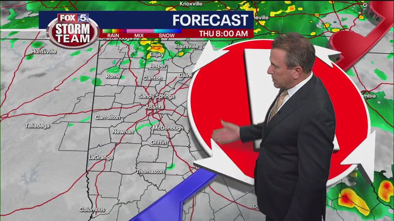 Wednesday evening forecast