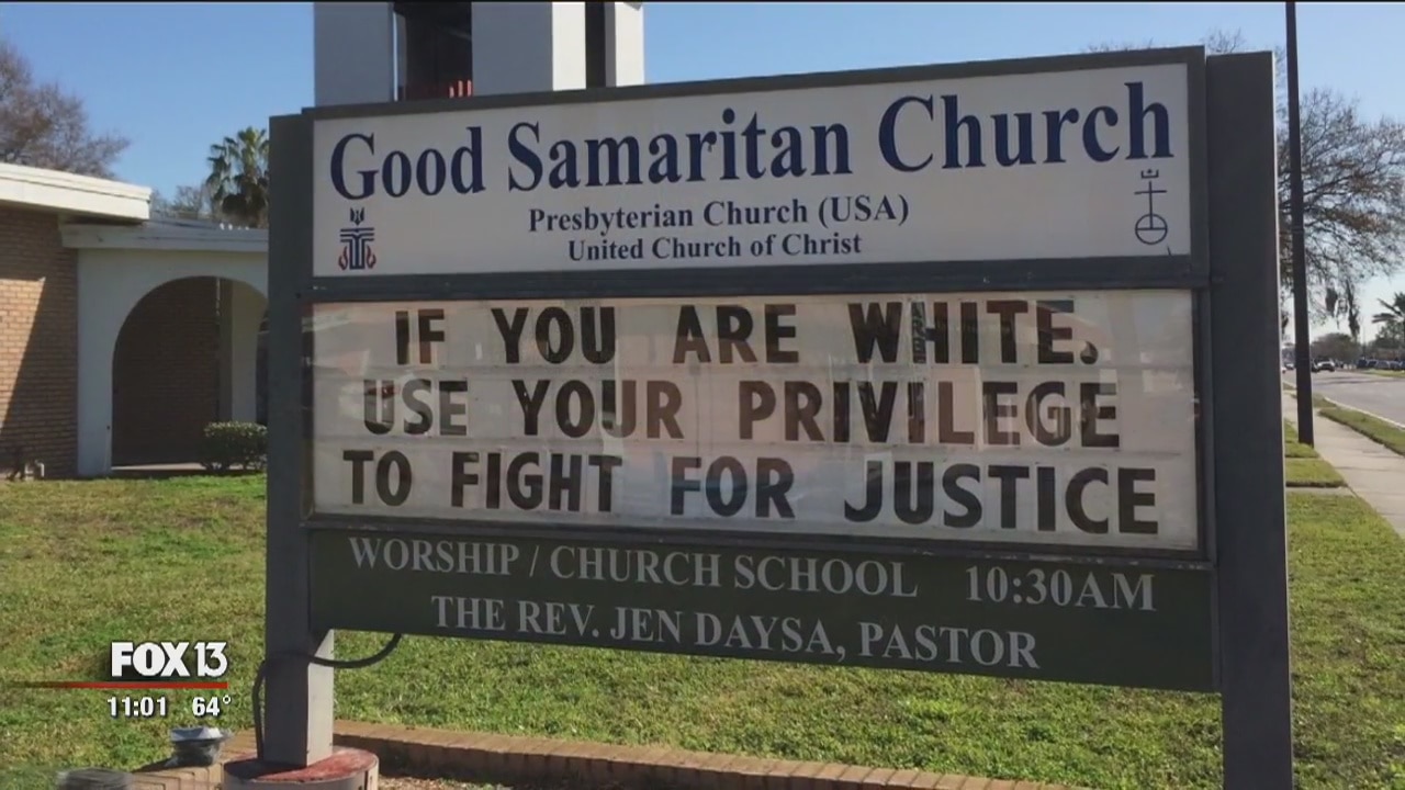 Church's racial justice message