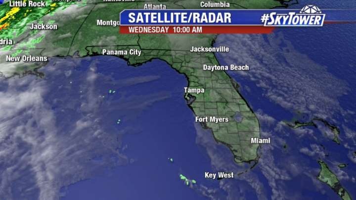 Wednesday afternoon weathercast