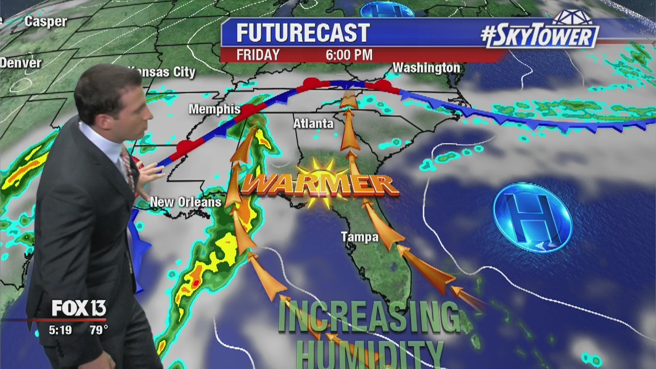 Thursday evening weathercast