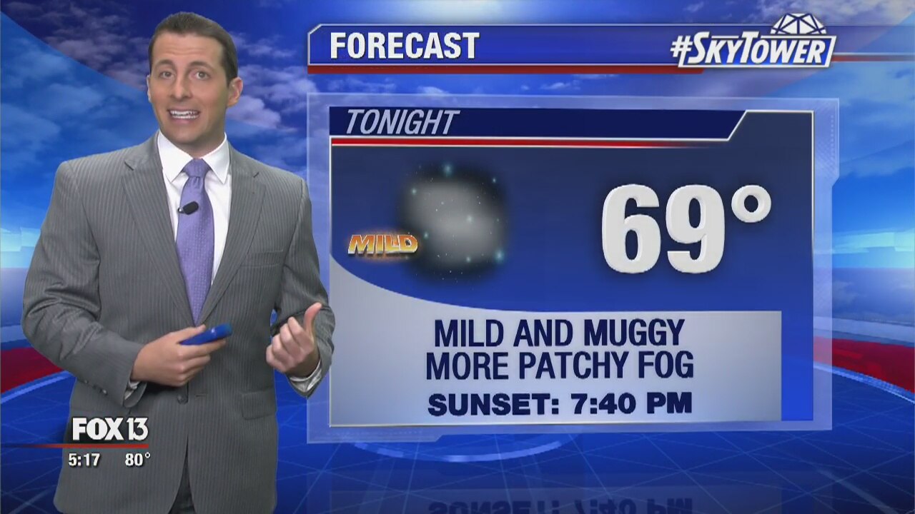 Wednesday evening weather