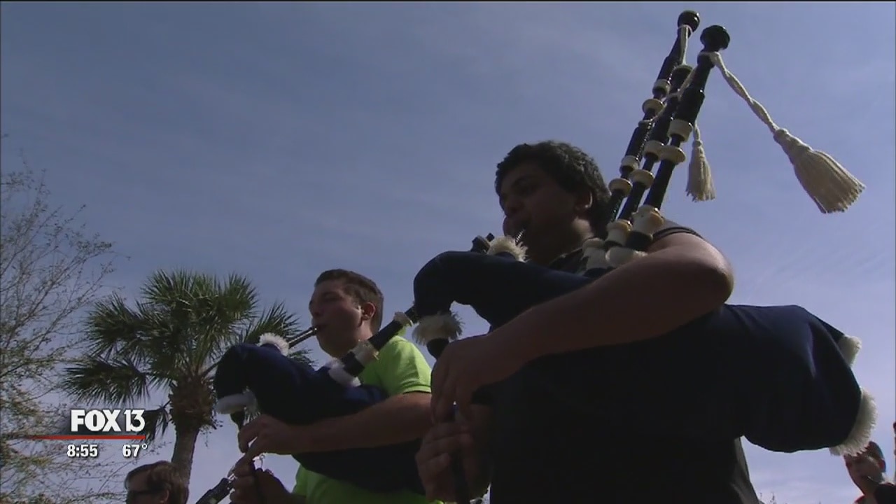 Berkeley Prep marches for St. Patrick's Day