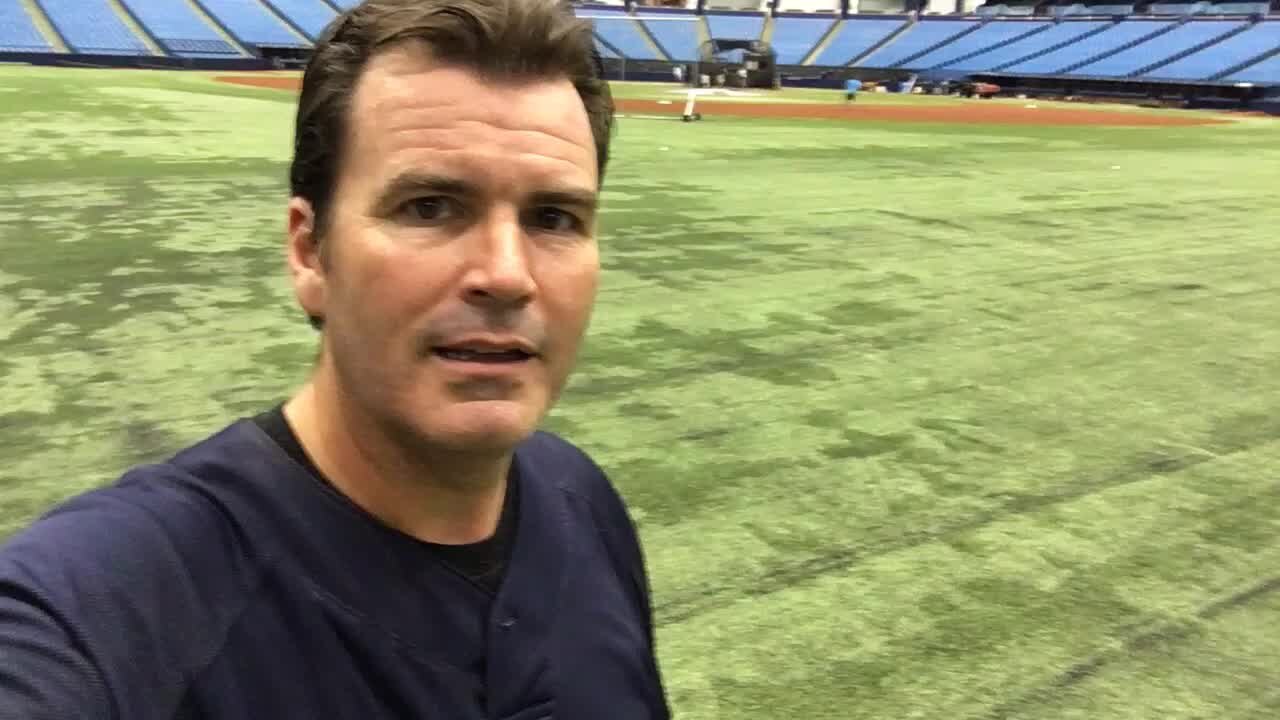 FOX 13 takes batting practice at the Trop