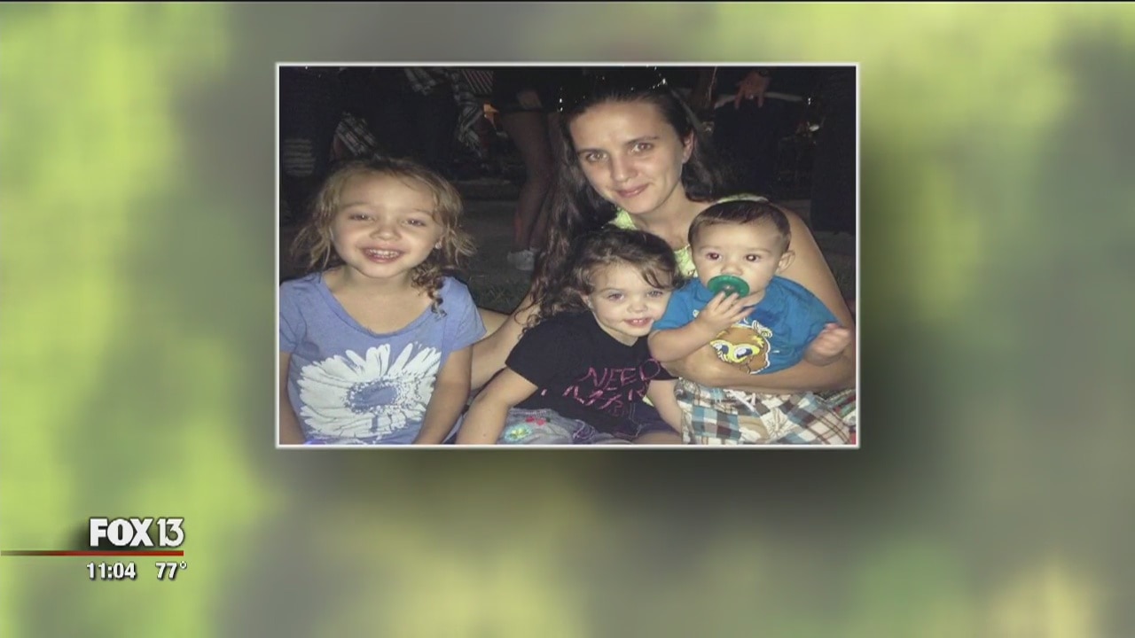 Driver arrested after hitting mom, children