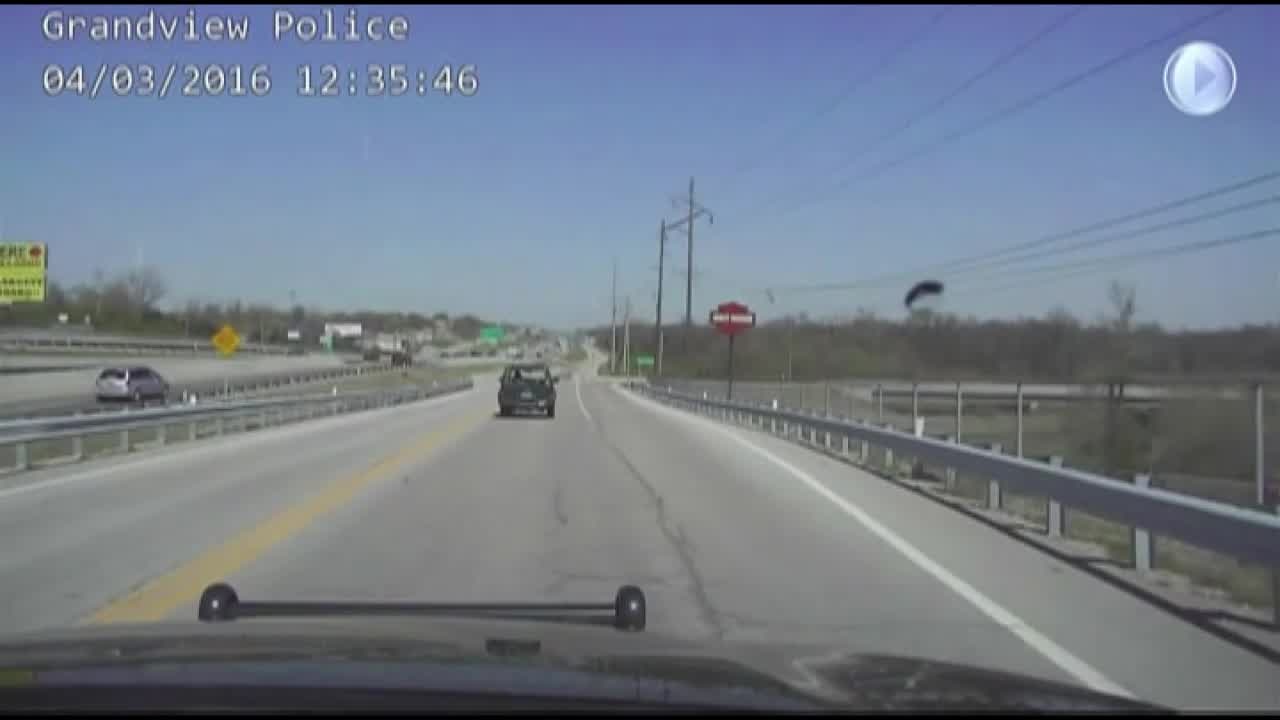 Police officer saves man's life after chase