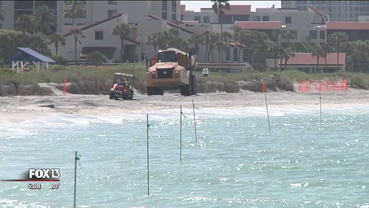 Longboat Key Beach renourishment