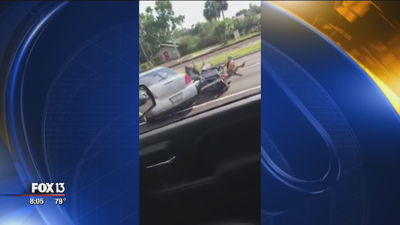 Apparent road rage arrest
