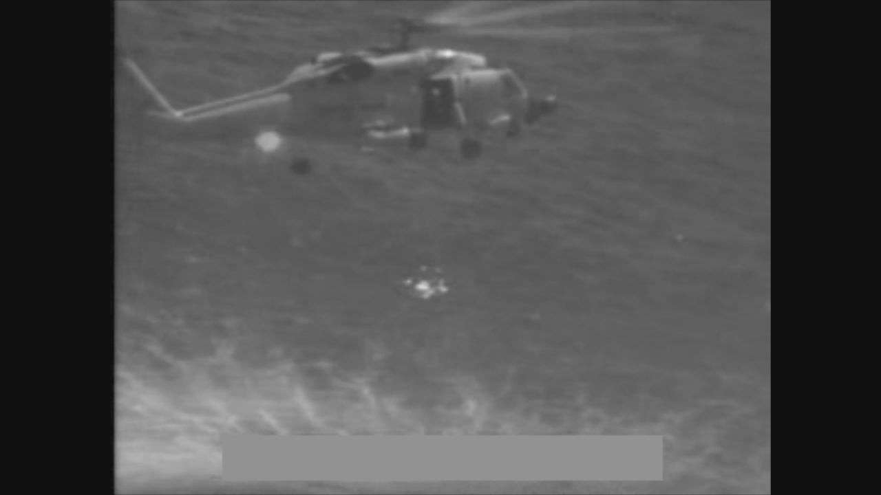 Raw: Boater rescued after 20 hours