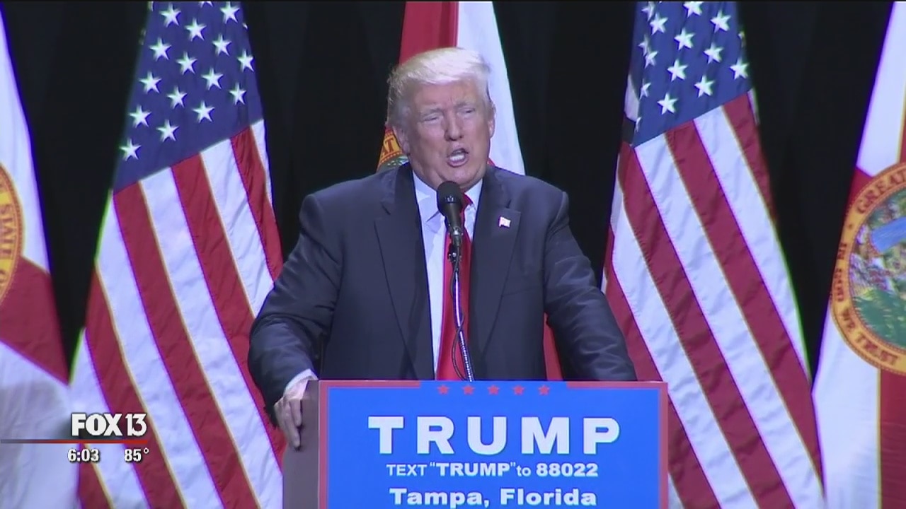 Trump Rally in Tampa