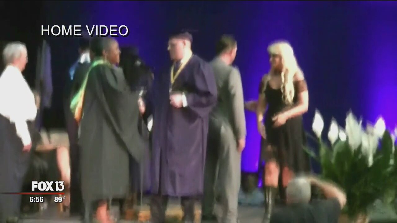 Student learns to read at 12, graduates at 19