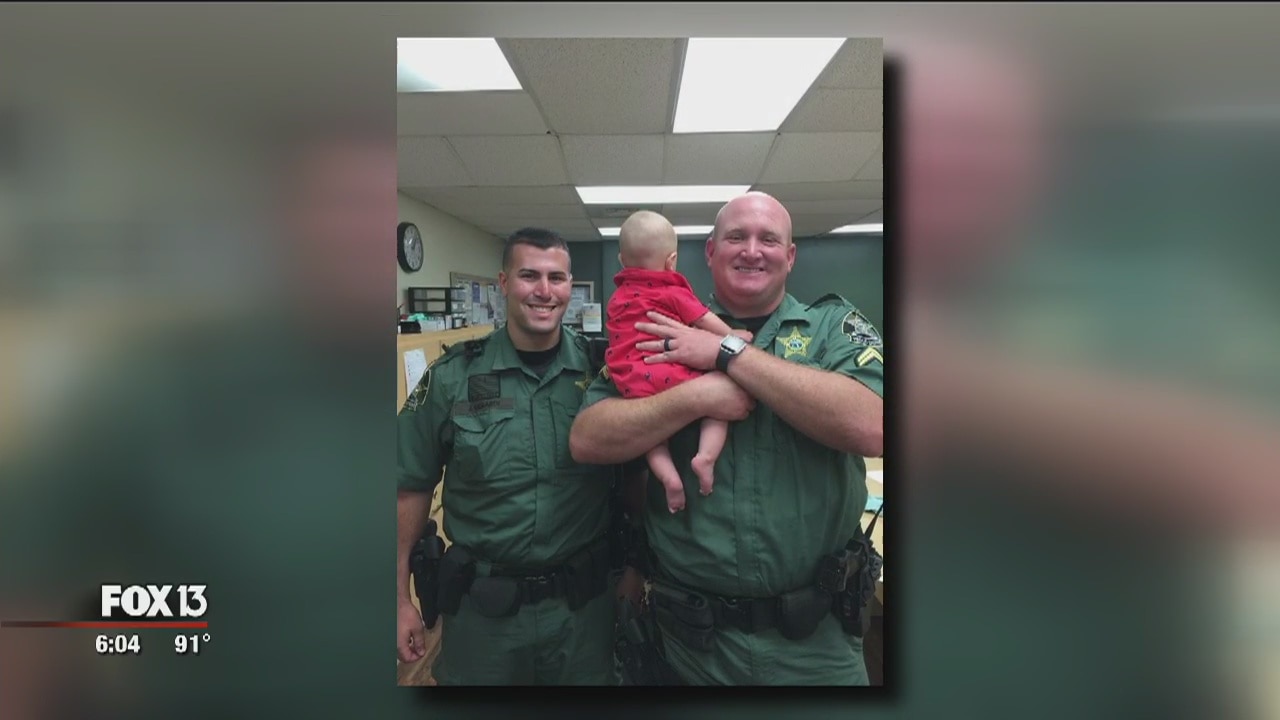 Deputies: Man surrenders infant before arrest