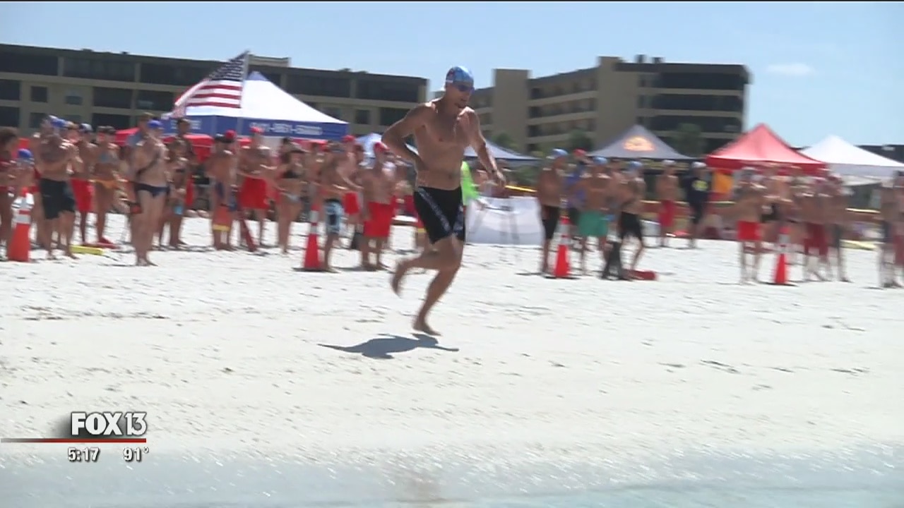 Lifeguard contest turns Siesta Key into 'Baywatch'