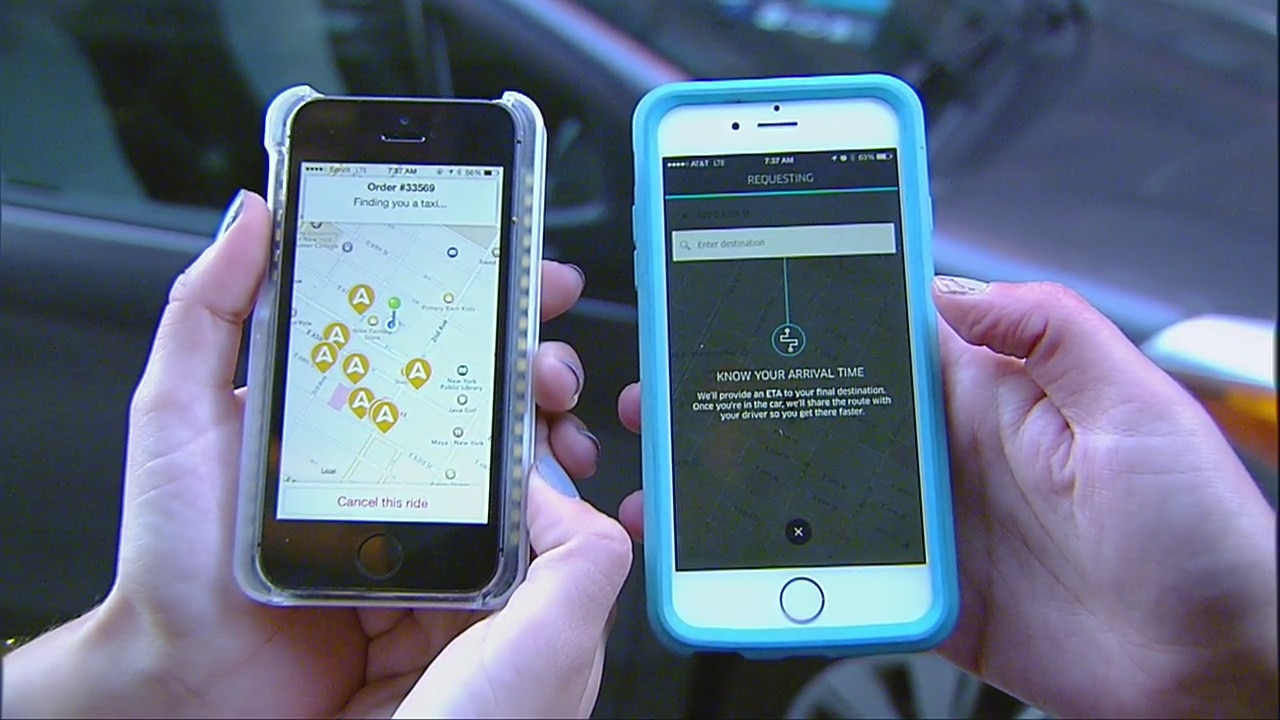 Uber  vs. Taxi Hail Apps