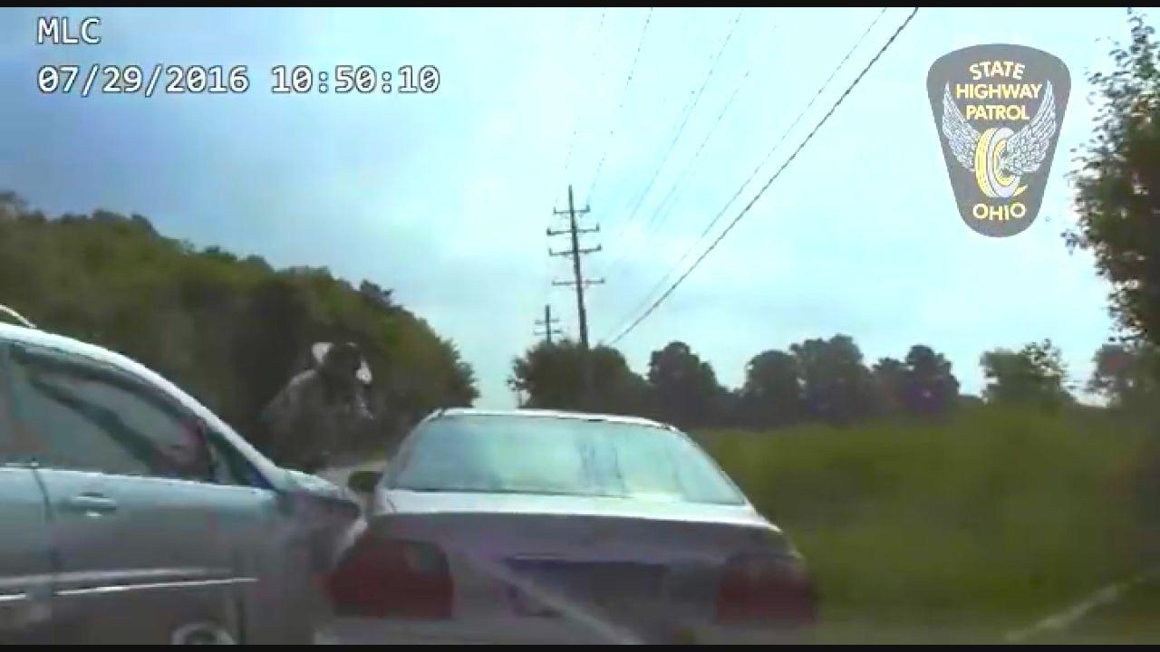 Ohio trooper hit by car