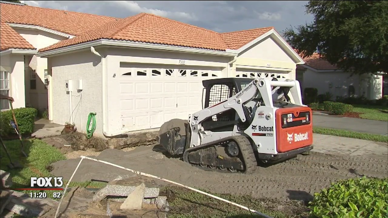 30-foot depression forms near Pasco home