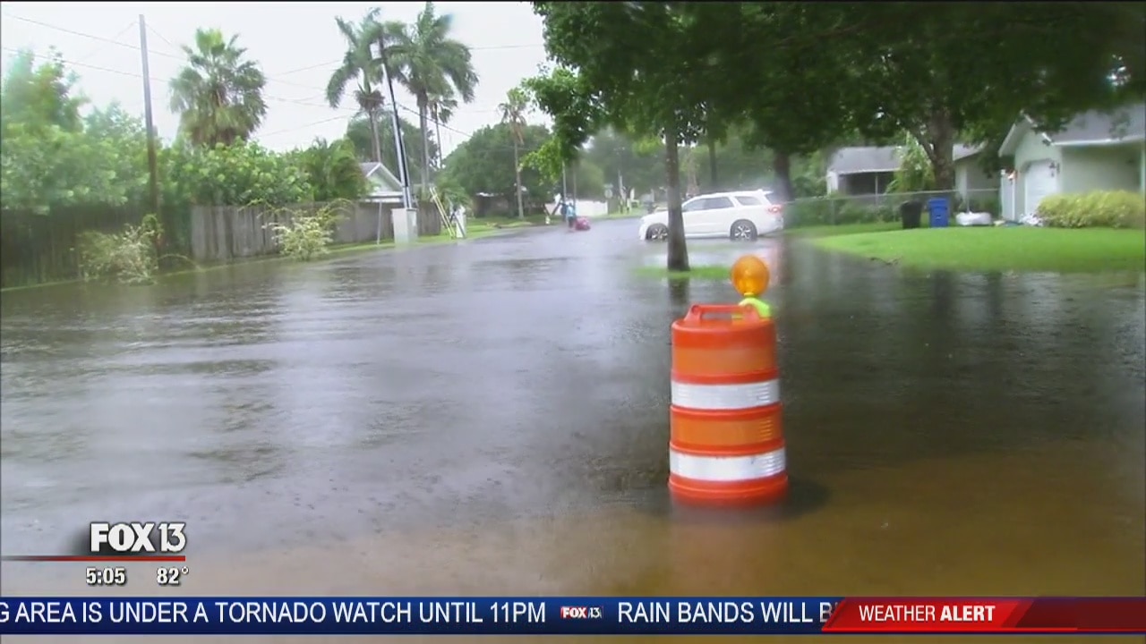 Flooding closes in on St. Pete homes, roads