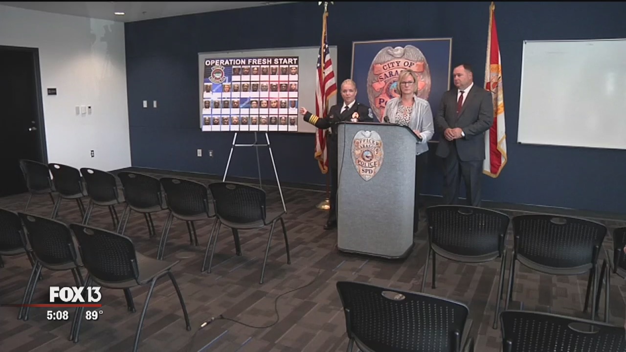 35 arrested in Sarasota drug bust