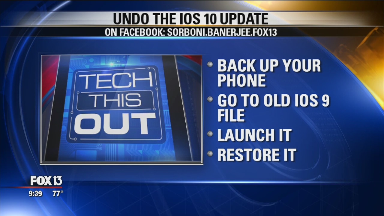 Downgrade your iPhone