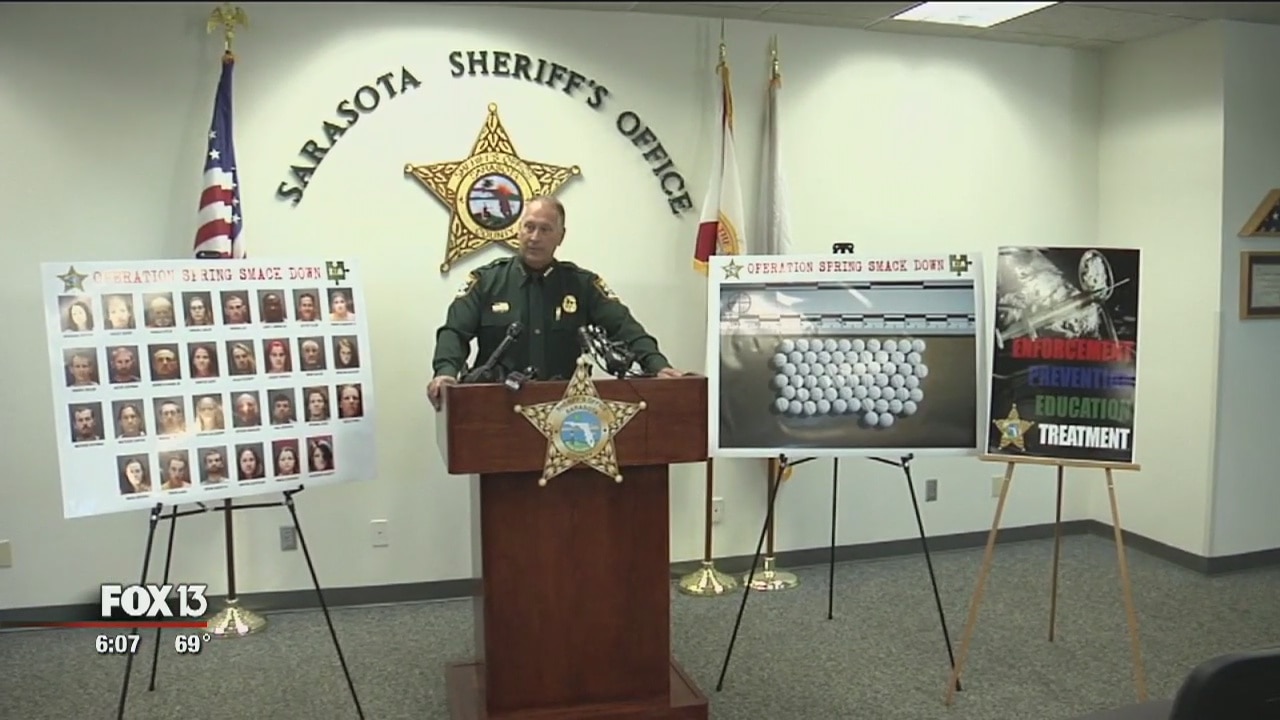 Sarasota opioid smackdown