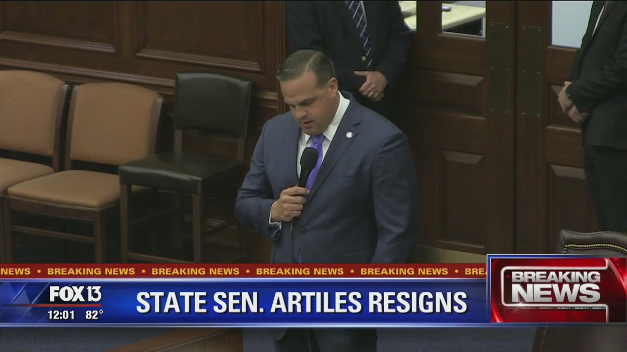 Fla. Sen. Frank Artiles resigns