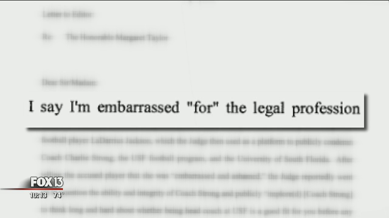 Media, lawyers react to judges scolding of USF player