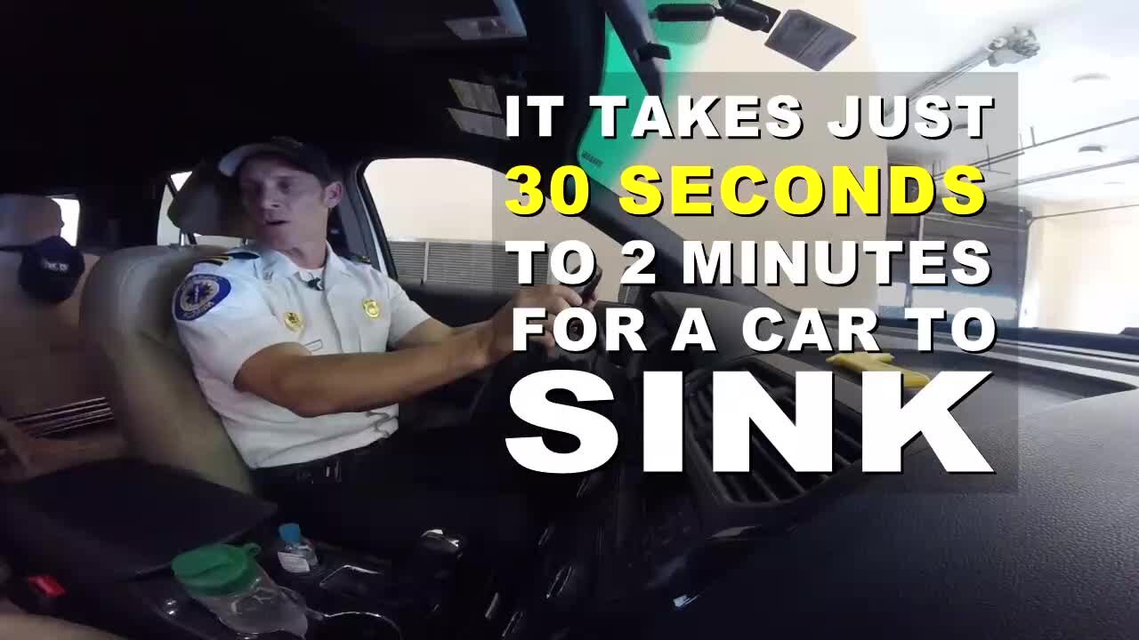 How to escape a submerged car alive