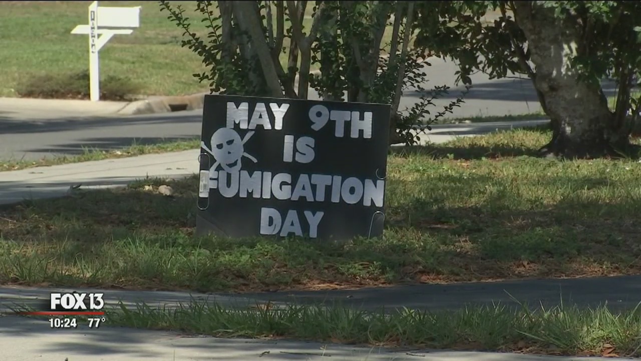 Golf course fumigated despite protests