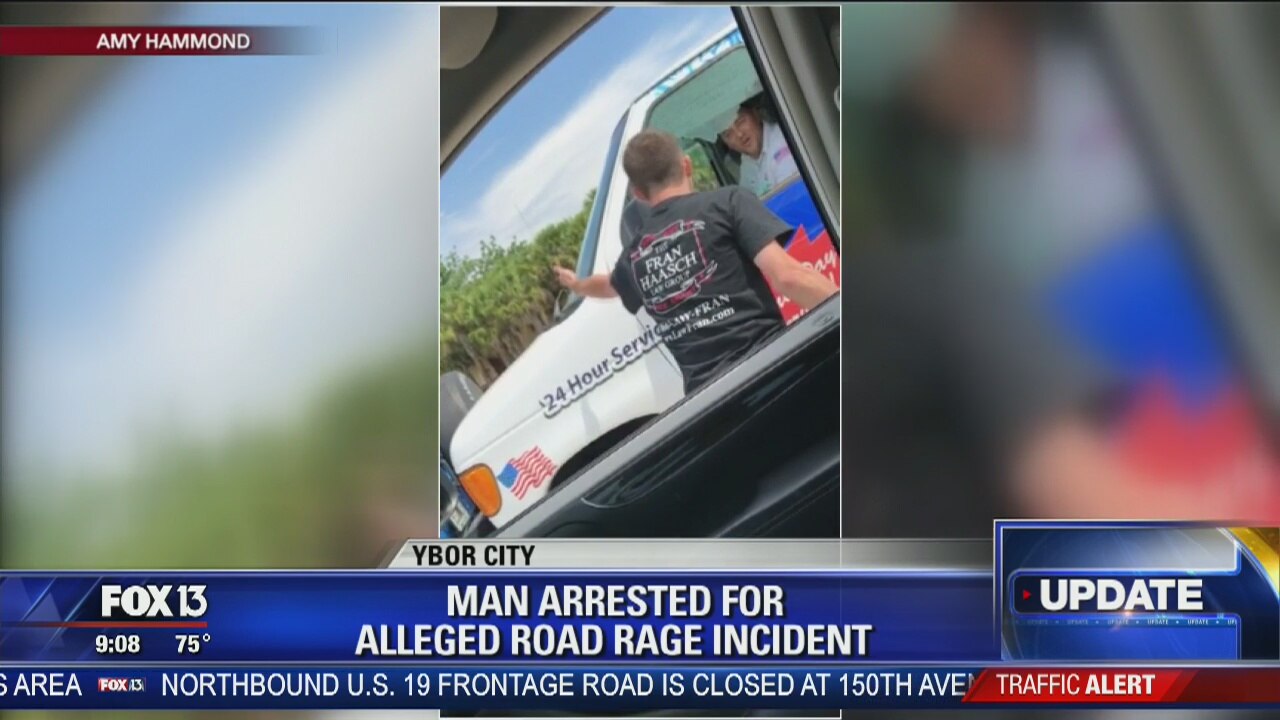 Violent road rage suspect arrested, caught on video