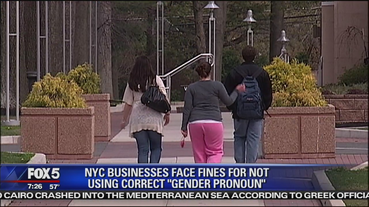 NYC's rule on transgender pronouns