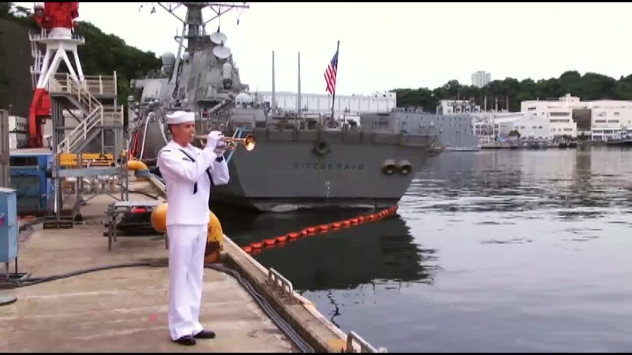 Navy honors USS Fitzgerald victims