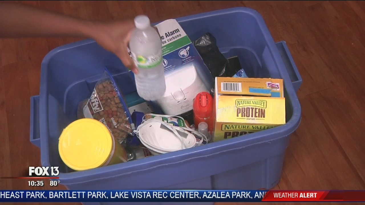 Hurricane supply list ahead of Irma