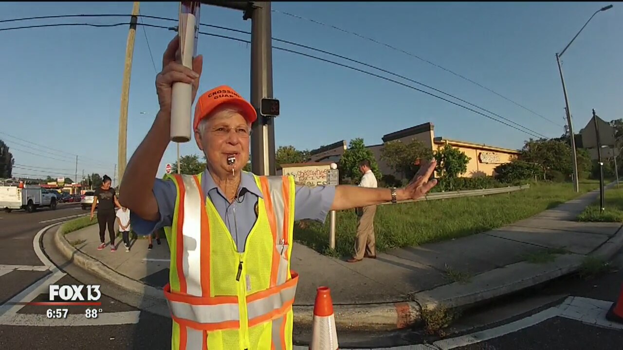 Crossing guard reflects on 30 years of service
