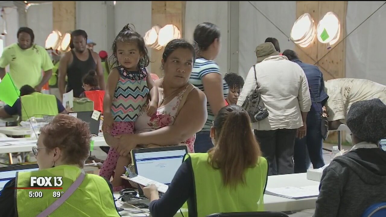 Hours-long wait for Irma reimbursement
