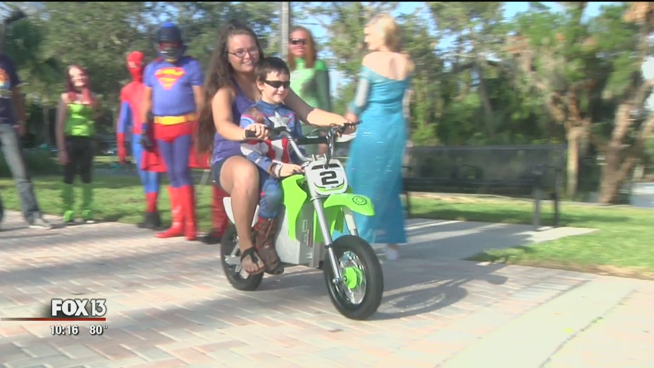 5-year-old superhero's bike stolen and replaced