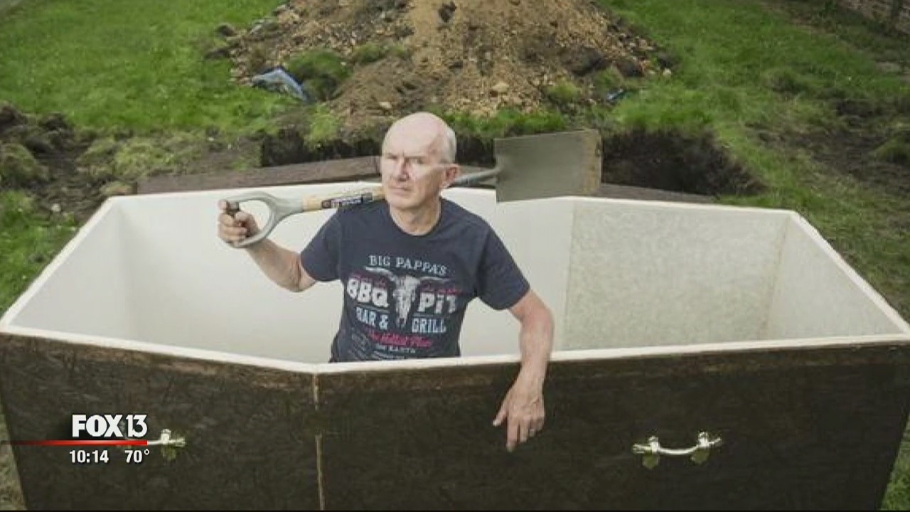 Man makes statement about drugs from grave
