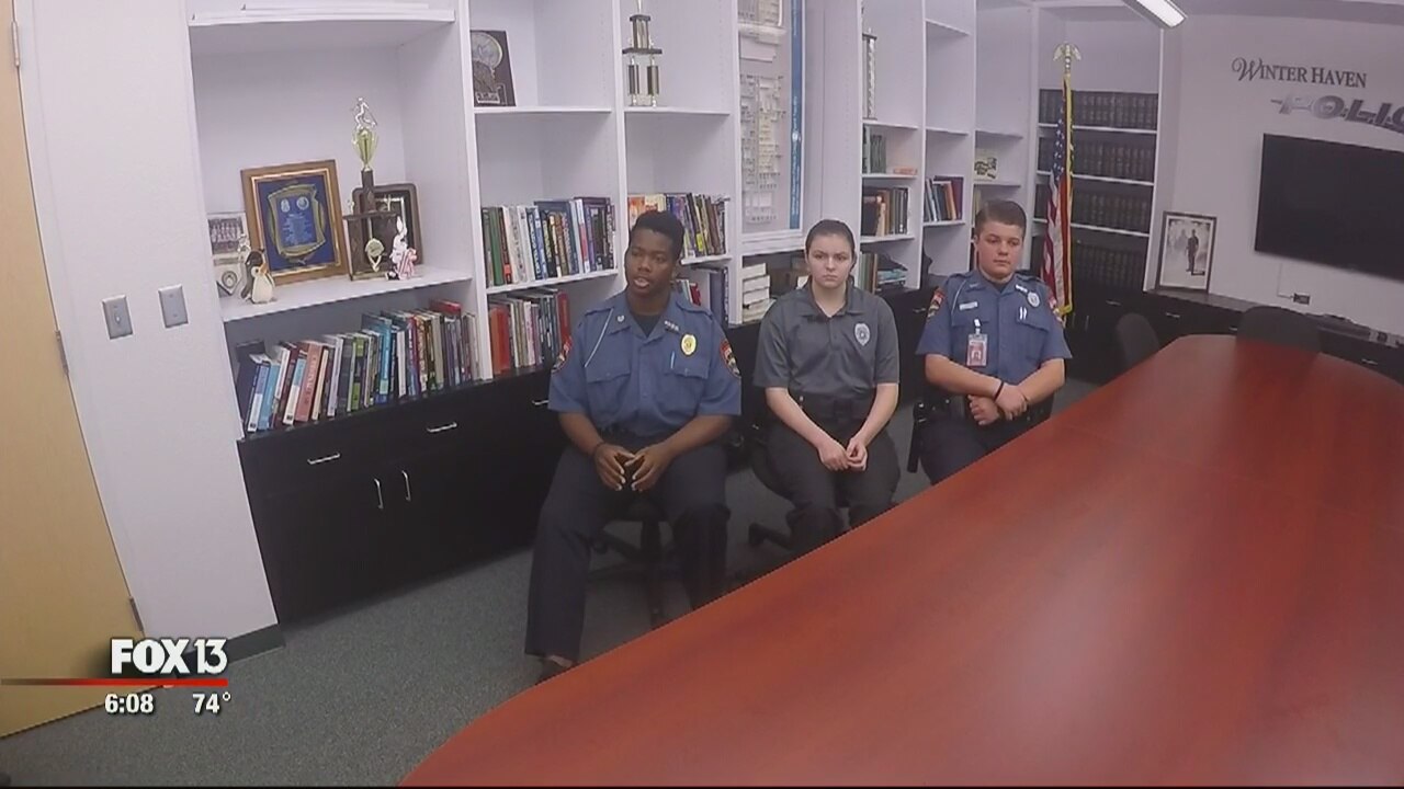 Police Explorers recognized for locating lost boy