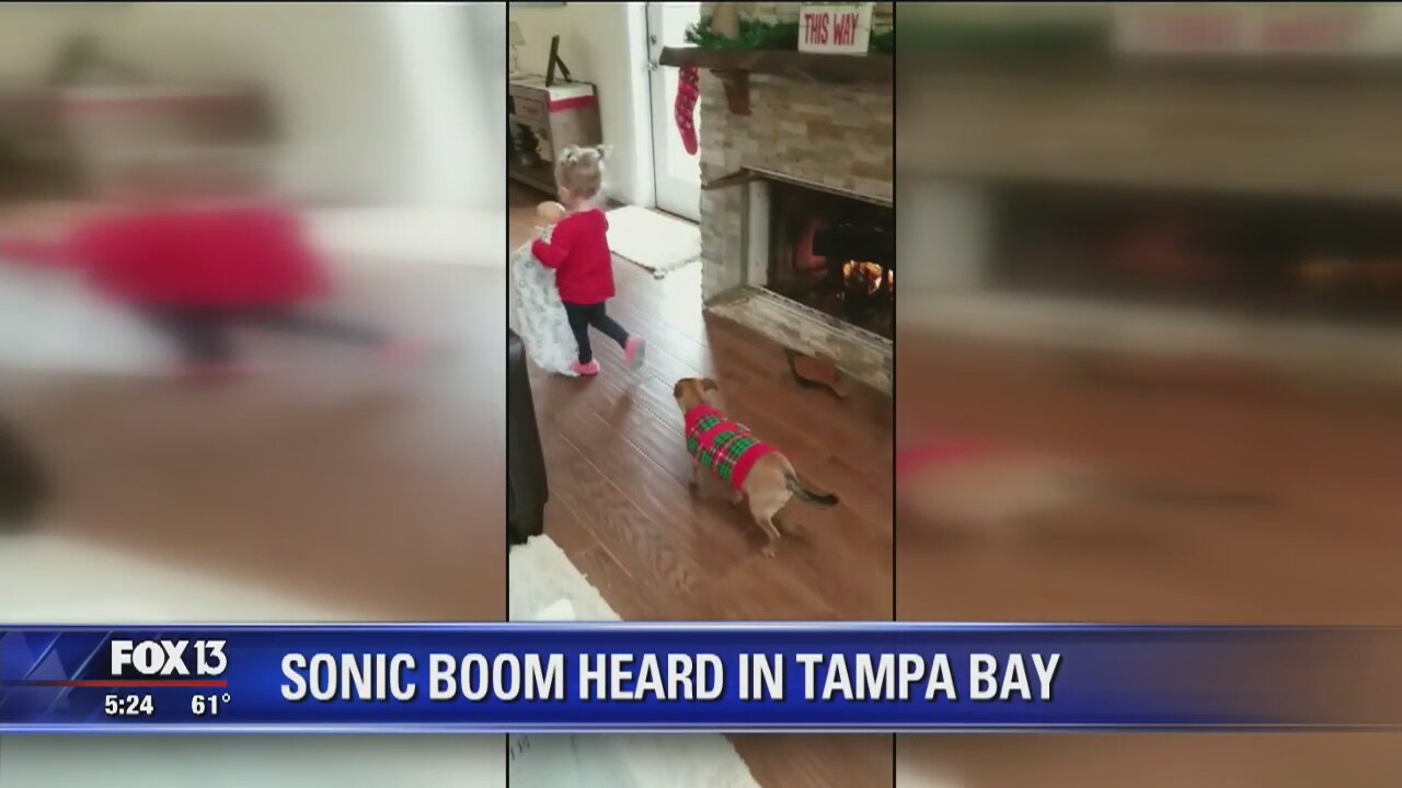 What caused that sonic boom?