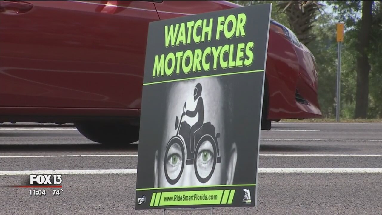 Campaign urges drivers to watch for motorcycles