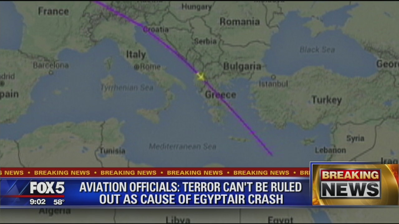 EgyptAir flight crashes into sea