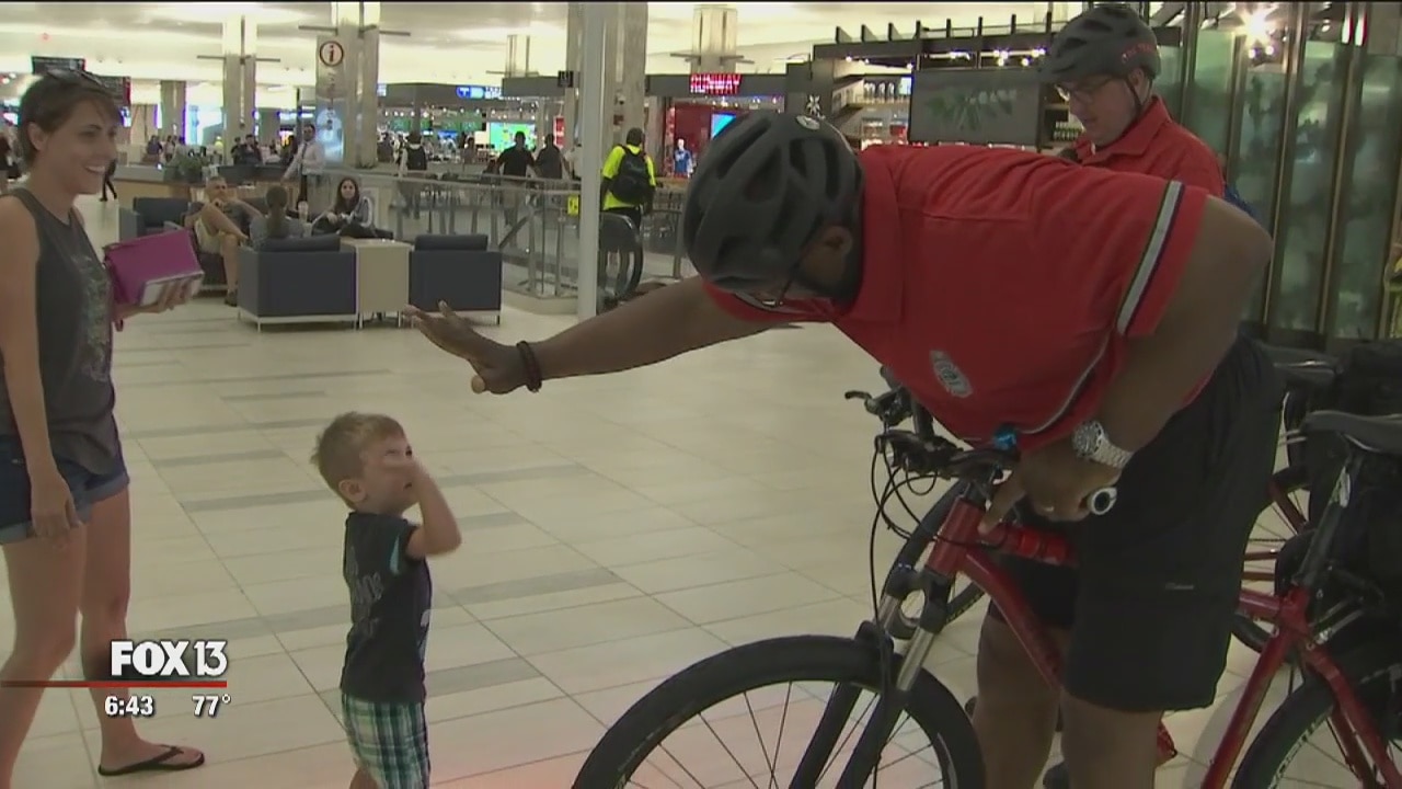 Tampa Airport puts paramedics on bikes