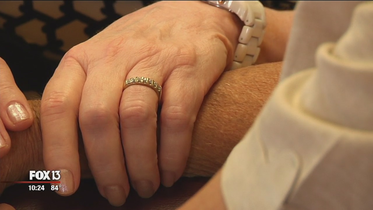 Senior prom leads to engagement for elderly couple