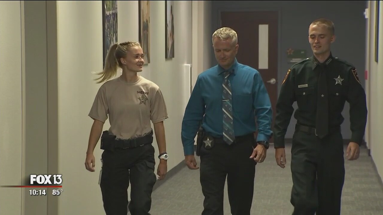 Daughter follows dad's footsteps to law enforcement