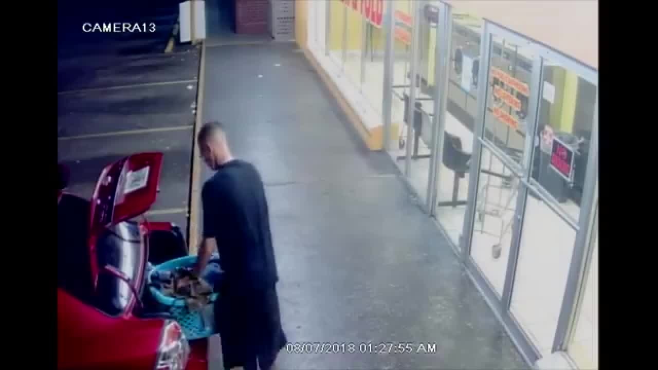 Tampa police search for 'laundromat looters'