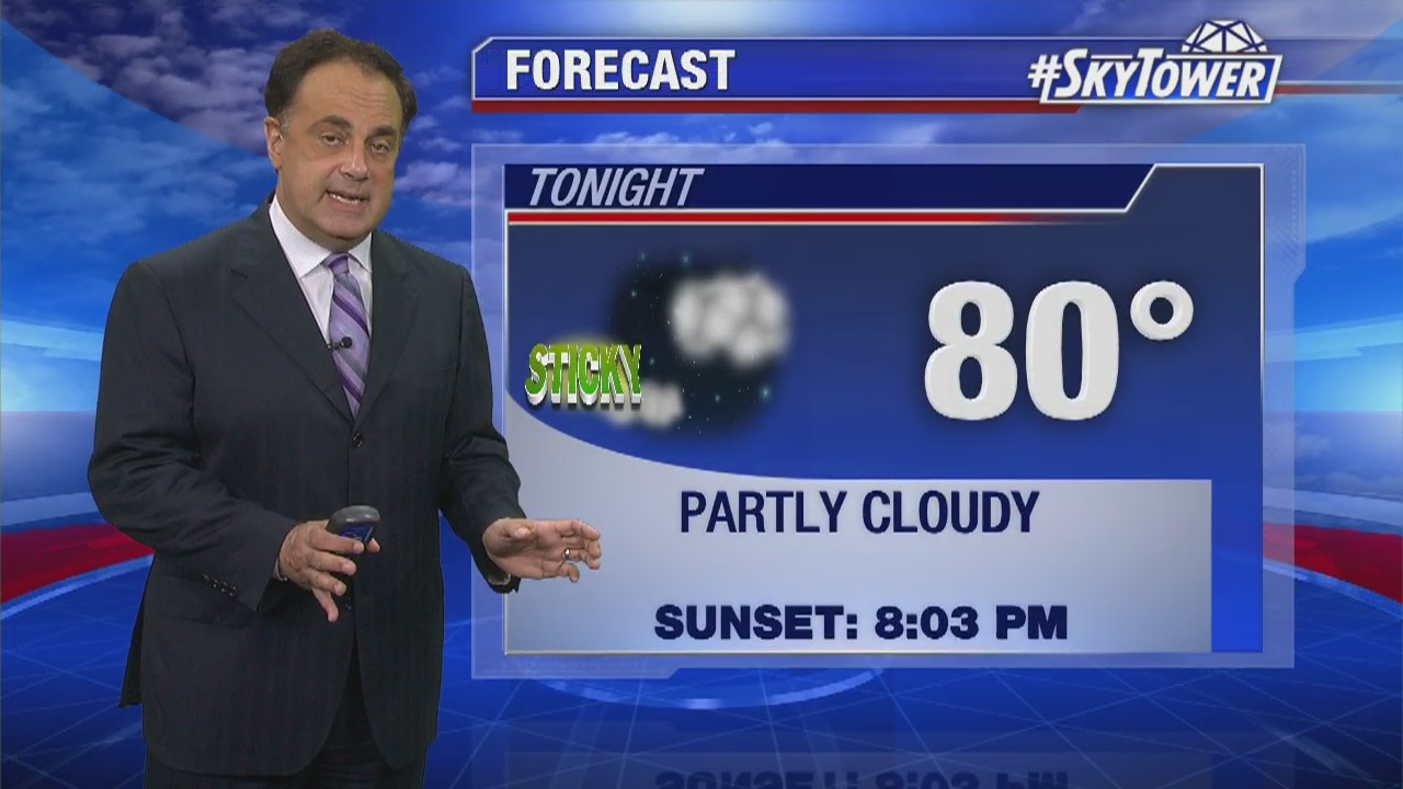 Tuesday evening weathercast