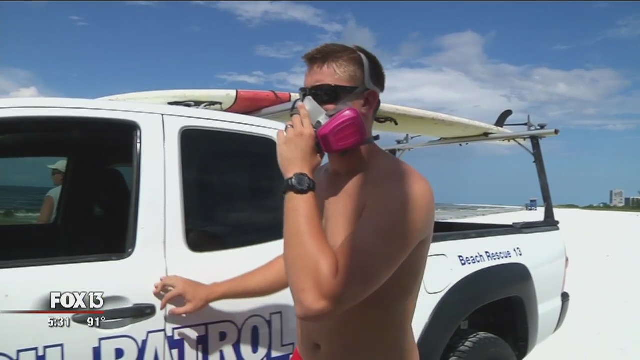 Lifeguards vigilant on Siesta Beach