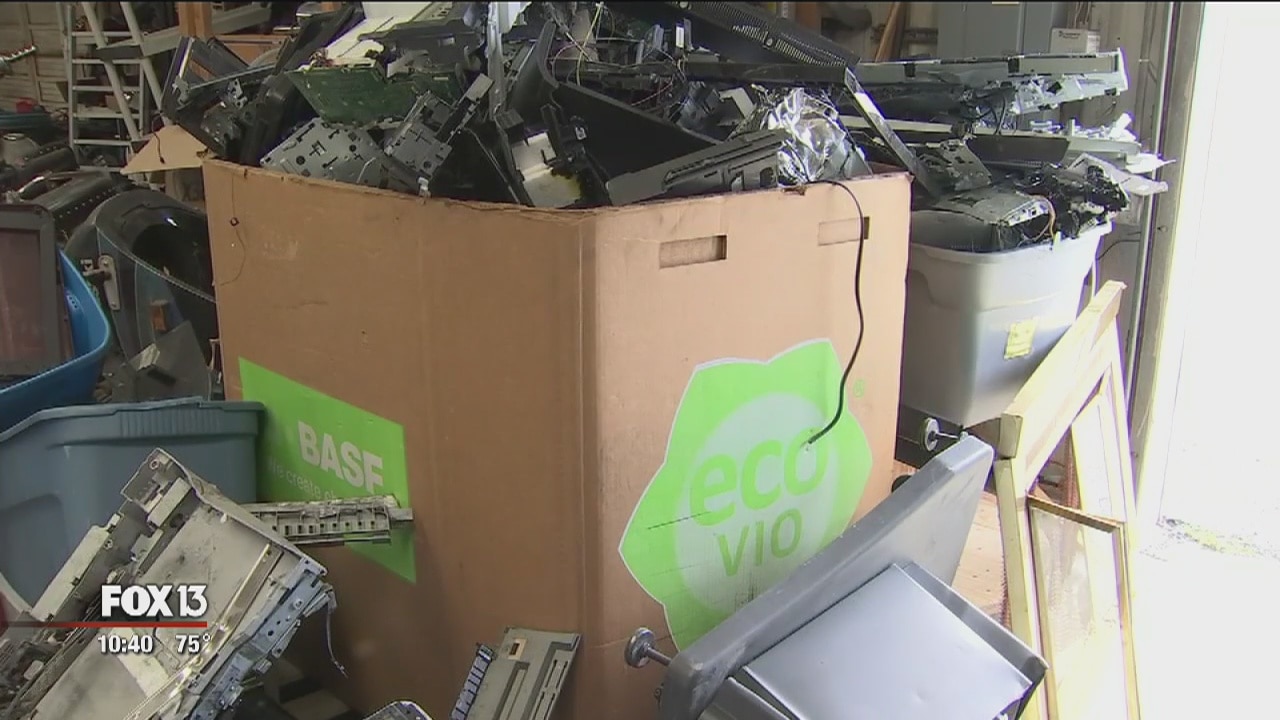 Smash rooms give recycling new meaning