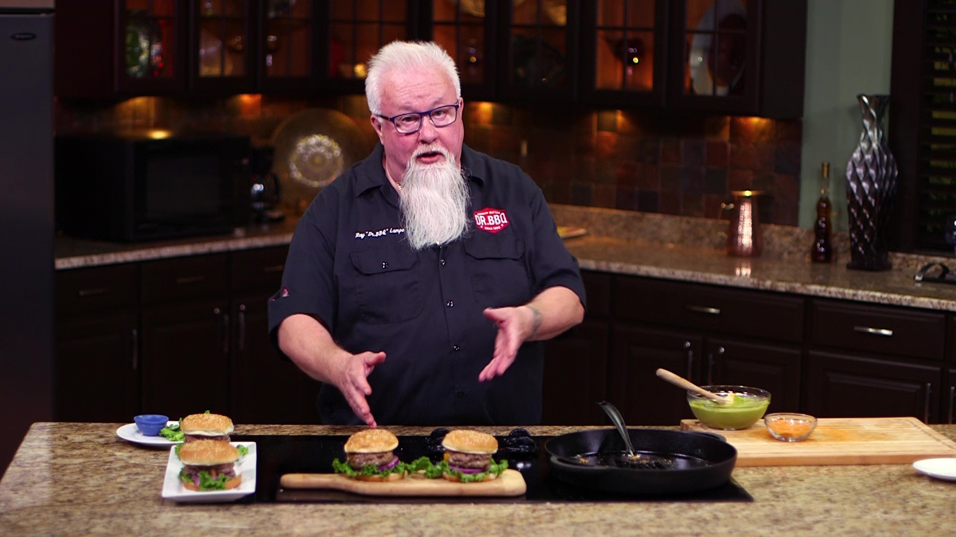 Taste of TNF: Juicy Lucy burger with guacamole sauce