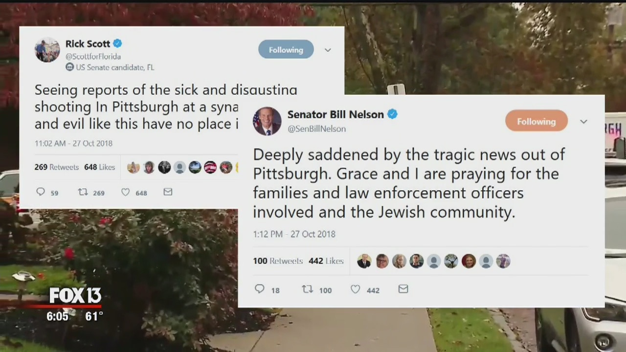 Florida officials react to synagogue shooting